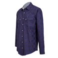 thumbnail image 2 of Camisa Vaquera Wrangler Hombre Manga Larga U10 azul G, 2 of 6