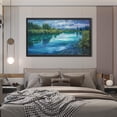 thumbnail image 4 of River Wall Art Canvas Art Bush River Canvas art Framed wall art Painting For Livingroom Decor Office Bedroom Decoration, 4 of 8