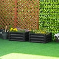 thumbnail image 2 of Outsunny 2' x 2' x 1' Raised Garden Bed with Color Steel Frame, 2 of 10