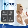 thumbnail image 5 of Dan River Bath Towel 6 pack 22x44 in Ultra Soft Quick Drying Cotton Towel - Tan, 5 of 7