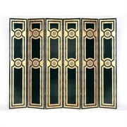 Wayborn Room Divider in Black and Gold
