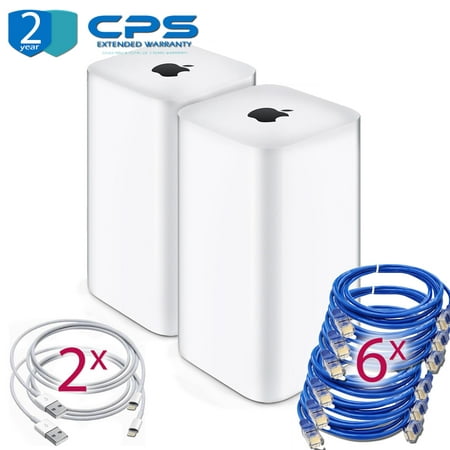 Airport Extreme (x2) (6th Gen) + 6 Ethernet Cables + 2 Year