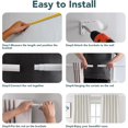 thumbnail image 4 of Gold Curtain Rod for Windows es Diameter Adjustable Heavy Duty Rod Modern Decorative Drapery Rods Easy Installation Telescoping Single Window Curtain Rods (Gold &#, 4 of 7