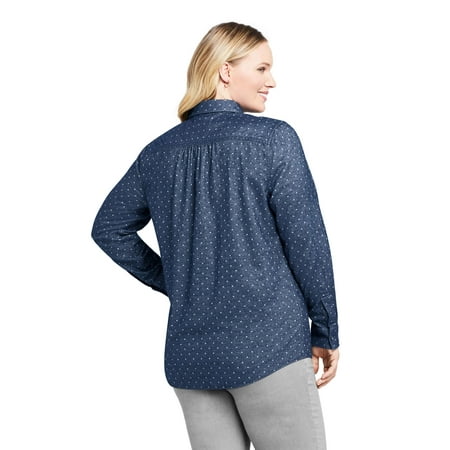 where to buy plus size womens button down shirts