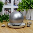thumbnail image 3 of Zest Candle 2-Piece Ball Candles, 4-Inch, Metallic Silver, 3 of 8