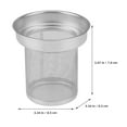 thumbnail image 3 of Miangastore Tea Infuser Tea Filter Strainer Teapot Infuser Metal Tea Infuser Loose Leaf Tea Infuser (M), 3 of 8