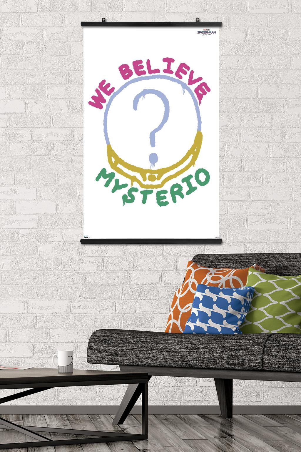 Marvel Spider-Man: No Way Home - We Believe Mysterio Wall Poster, 22.375" x 34"