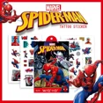 thumbnail image 1 of Pegatina de tatuaje impermeable para niños de dibujos animados de princesa Elsa y Spider-Man de Marvel, pegatina creativa de marca de agua para el brazo Kawaii, juguete, 1 of 3