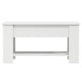 thumbnail image 2 of vidaXL Coffee Table White 101x49x52 cm Engineered Wood, 2 of 5