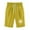 Yellow, variant on Mid Length Athletic Shorts for Women Lightweight High Split for Gym Workout with Liner Quick Dry Vmvidoty Women's Elastic Waist Blowball Printing Drawstring Shorts Army Green S