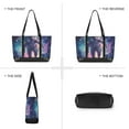 thumbnail image 6 of FORMRS Canvas Laptop Tote Bag for Women with 15.6" Computer Compartments Shoulder Handbag, Astronaut Pattern, 6 of 7