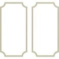 thumbnail image 4 of Ekena Millwork 31"W x 62"H Ashford Smooth Panel Moulding Kit (Double Panel), 4 of 10