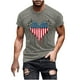thumbnail image 2 of Tops para hombre, blusas y camisas de manga corta con cuello redondo para hombre, jersey informal de moda con estampado para hombre, camiseta de manga corta con cuello redondo, blusa de poliéster para, 2 of 5