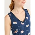 thumbnail image 5 of Joyspun Women's Printed Tank Top and Shorts Pajama Set, 2-Piece, Sizes XS-3X, 5 of 6