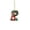 #16P, variant on Ikohbadg 26 Letter Ornaments for Christmas Tree Decoration, Personalized Hanging Pendant Xmas Alphabet for Christmas Initial Ornament, DIY Craft Ornaments, Christmas Gifts for Family Friends (M)