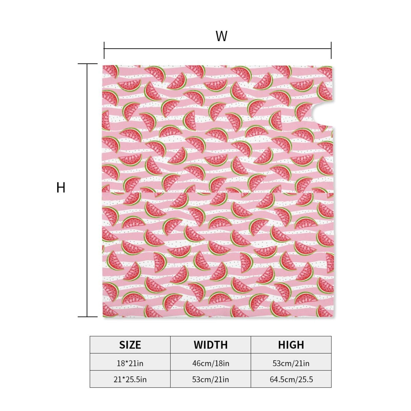 Xecao Cute Watermelon for Mailbox Cover with Magnetic Strips, Waterproof and Sunscreen, Adds a Decorative Touch to Your Garden Yard.