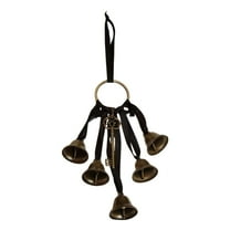 GQDIN Witch Bells for Door Knob Hanger - Wind Chimes for Clearing Negative Energy - Boho Witchy Home Room Decor, Spiritual Gift for Meditation & Protection