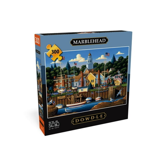 Buffalo Games Eric Dowdle Marbelhead 300-Piece Interlocking Jigsaw Puzzle for Adults Ages 14 