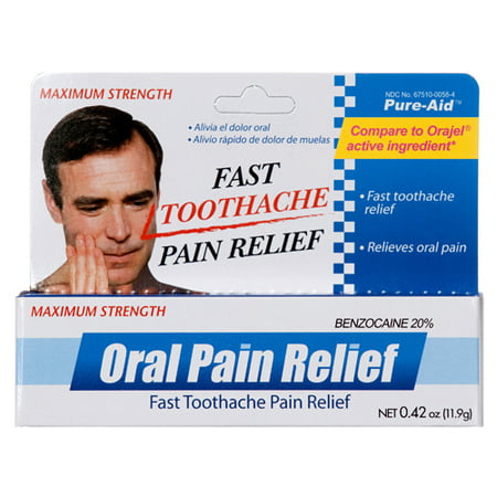 New 323902  Pure-Aid Oral Pain Relief 0.42 Oz (24-Pack) Oral Care Cheap Wholesale Discount Bulk Pharmacy Oral Care (Best Oral Steroid For Bulking)