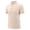 Khaki, variant on Dianli Workwear Casual Men's Solid Color Button-Up Turn-Down Collar Short Sleeve Shirt Easy-Care Breathable Lightweight Casual Office Streetwear Everyday Summer