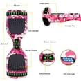 thumbnail image 2 of LIEAGLE Hoverboard with Bluetooth 6.5 In. Two-Wheel Self Balancing Hoverboard for Adult, Kids Gift Camouflage Pink, 2 of 2