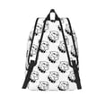 thumbnail image 2 of Lsque Cool Dog Pattern Canvas Daypack, Durable Backpack, High-quality Versatile Backpack,Vintage Compact Backpack-Small, 2 of 6