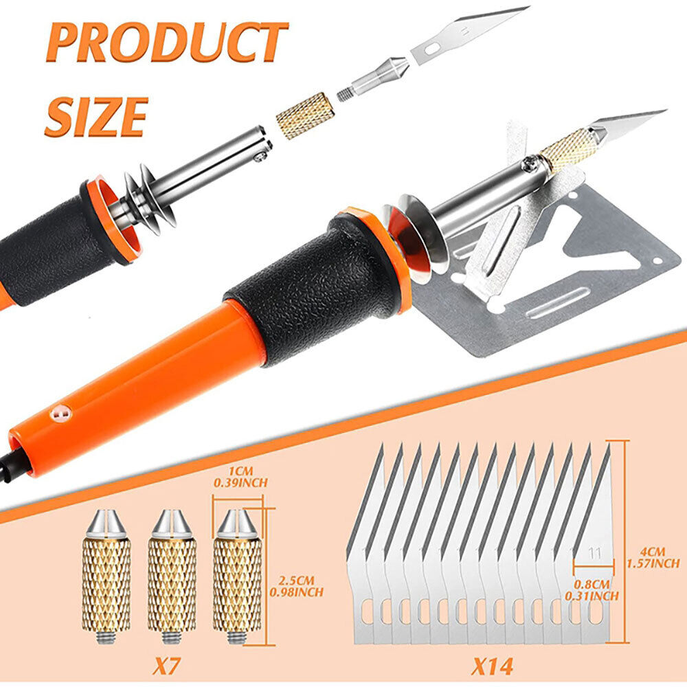 30Pieces Electric Hot Knife Cutting Tool Professional Electric Foam
