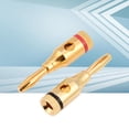 thumbnail image 4 of Adaptador De Conector De Audio, Cable Con Conector Banana, Chapado En Oro, 10 Uds., 4 of 8