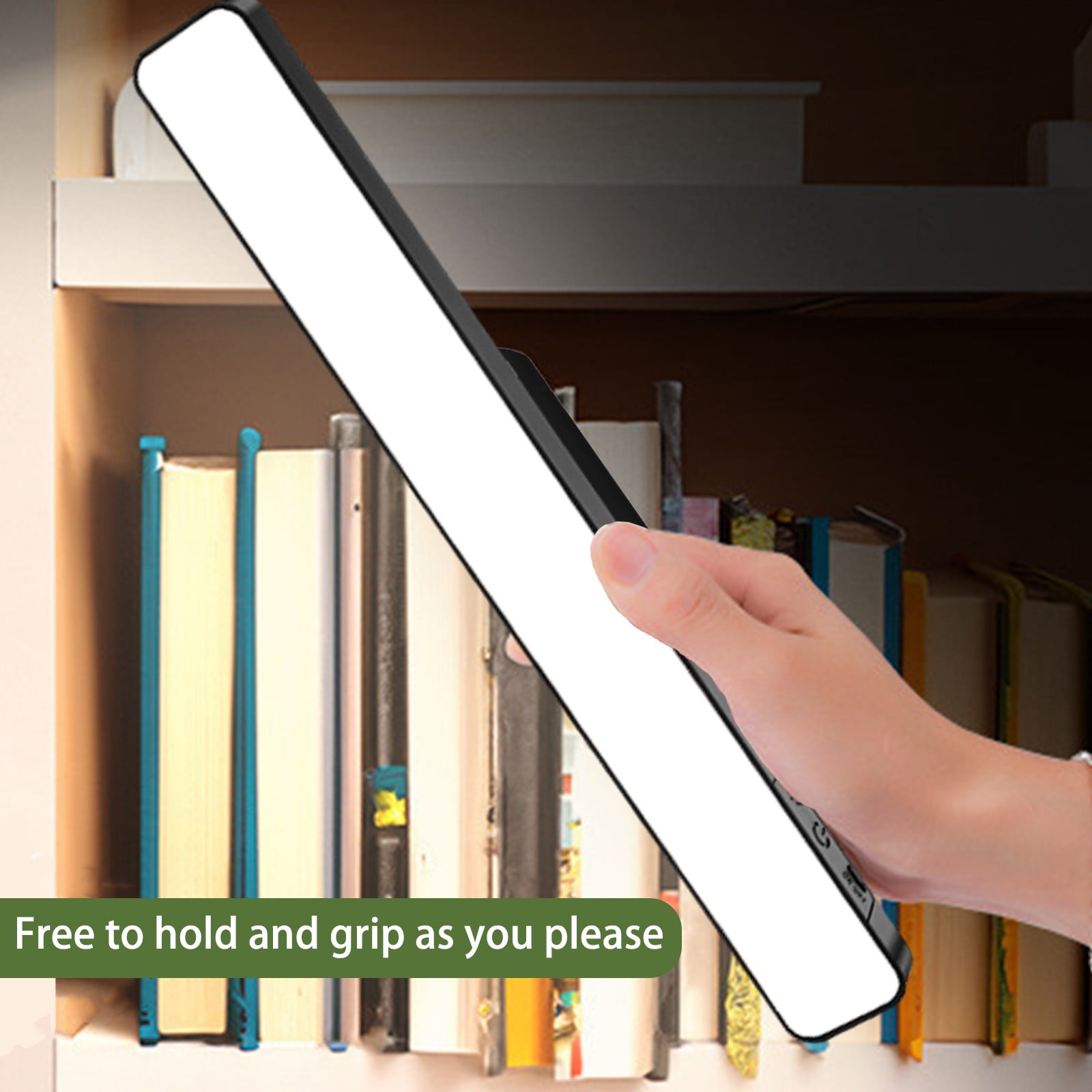 Specollect Clearance 1Pcs Desk Lamp, Reading & Office Lamp, Rechargeable LED Light,3 Colors, Adjustable brightness,LED for Bedroom & Desk with Eye-care