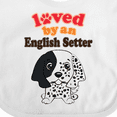 thumbnail image 4 of Inktastic English Setter Dog Boys or Girls Baby Bib, 4 of 4