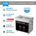 thumbnail image 3 of Baño ultrasónico digital de 900 W, 0,8 l, 2 l, 3 l, 6 l, 10 l, 15 l, 22 l, 30 l, temporizador de calentador, desgasificador, cesta de limpieza, limpiador ultrasónico, herramienta de limpieza, 3 of 5
