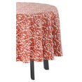 thumbnail image 3 of Vargottam Nappe Ronde Intérieure/extérieure 58 Pouces Nappe Imperméable pour Patio, Couvertures de Table Printemps/été pour Jardin Table Circulaire/bbqs/pique-Nique - Rouge, 3 of 8