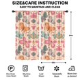 thumbnail image 2 of Blackout Kids Curtains,Flower and Butterfly Childrens Insulated Curtains Set Of 2,Bedroom Essentials,Toddler Room Decor 42"x84"(106x213cm), 2 of 4