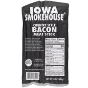 IOWA SMOKEHOUSE Bacon Country Style Meat Sticks, 16 oz
