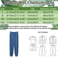 thumbnail image 3 of YUHAOTIN Mens Sweatpants Tall 34 Inseam Long Male Home Pants Solid Color Tether Trousers Stretch Comfortable Pants, 3 of 3