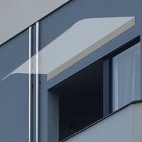 ToppiJoy 3.5mm Thickness PC Front Door Window Awning Canopy Sun Shade Rain Cover UV Protect Patio Canopy