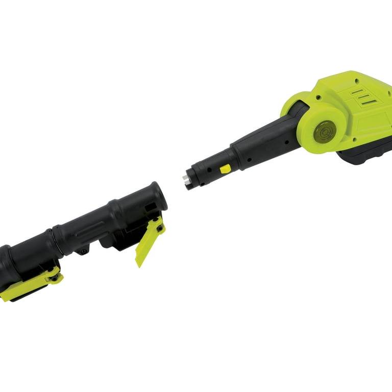 Sun Joe 24V Cordless 3 in 1 Hedge Trimmer Pole Saw Leaf Blower 2.0 Ah Battery Charger