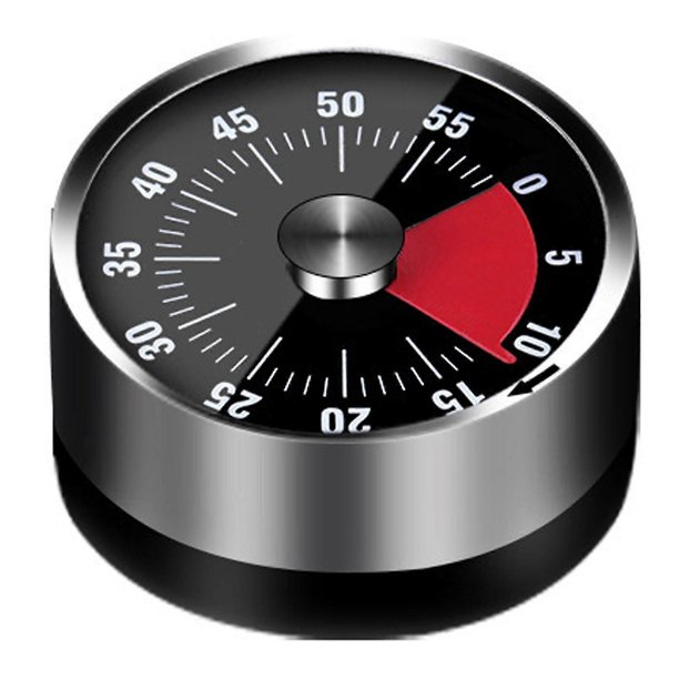 Countdown Mini 60-minute Visual Countdown Timer, Mini Magnetic Digital Timer ,no ...