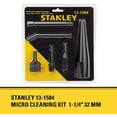 thumbnail image 3 of Stanley 13-1584 Micro Cleaning Kit Vacuum Attachments for Wet/Dry Vacuum 1-1/4" Hose, 6 Pack, 3 of 4
