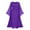 Purple dresses for women, variant on Wycnly Gothic Clothes for Women Vintage Gothic Dresses for Women Solid V Neck Batwing Long Sleeve Mesh Patchwork Party Club Long Dress Clothes