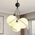 thumbnail image 6 of chandelier lighting living room dining room western style room retro cute 3 light led bulb, 6 of 7