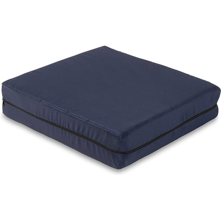 Comfort Finds Total Chair Cushion - Pressure Reducing Chair Cushion -  Pressure Reducing Cushion for Wheelchairs by Comfort Finds (Geometric Navy)
