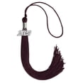 thumbnail image 2 of Maroon Graduation Tassel with Silver Date Drop, 2 of 2