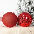 thumbnail image 3 of Bolas de Navidad SHareconn 4 unidades 15 cm irrompibles rojas, 3 of 6