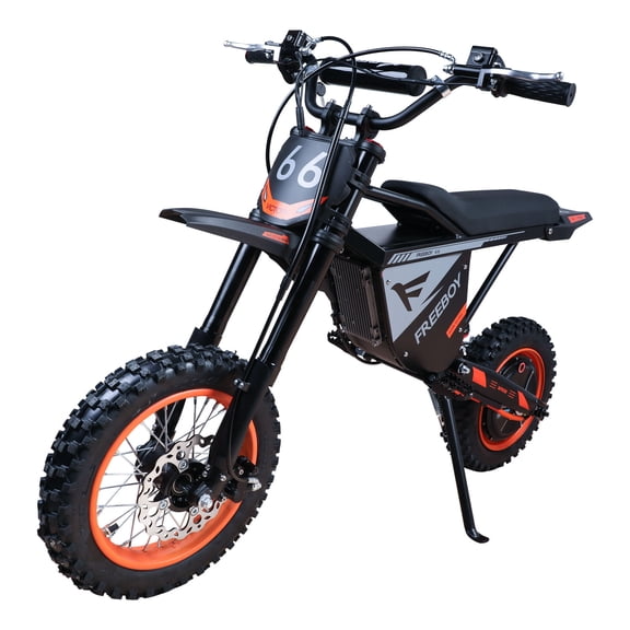 3000W Adult Electric Dirt Bike, 48V 30Ah Off-Road E-Bike, Up to 34 MPH & 31 Miles Range, 12"/10" Pneumatic Tires, Hydraulic Brakes & Suspension, 330 lbs Max Load