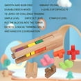 thumbnail image 4 of Wood Stacking Board Game, Colorful Balancing Toy Educational Brain Training Stacking Board Tower  For Home For Boys Girls, 4 of 8