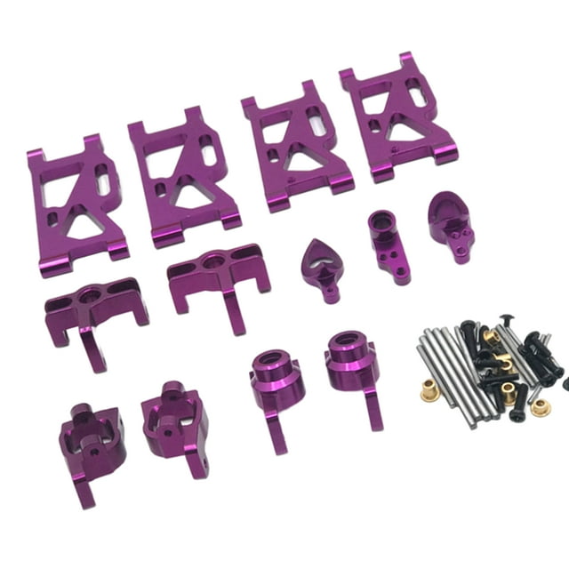 de dirección RC para accesorios de repuesto de modelo púrpura Sunnimix brazo oscilante del coche rc