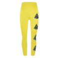 thumbnail image 5 of Mingw Christmas Leggings Women Plaid Print High Waist Slim Fit Stretch Gym Jegging Tights Holiday Outfits,Yellow,XL, 5 of 5