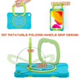 thumbnail image 5 of Funda a juego para iPad Mini 4/5 con correa para el hombro, soporte de anilla ajustable grande, portalápices y protección contra golpes., 5 of 5