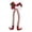B, variant on BBilaBu Christmas Long Tail Bow Hanging Ornament, Fabric Streamer Bow with Santa and Elf Leg Design for Christmas Tree, Wreath, Mantel, Door, Wall and Holiday Home Decor, 31.5 Inch